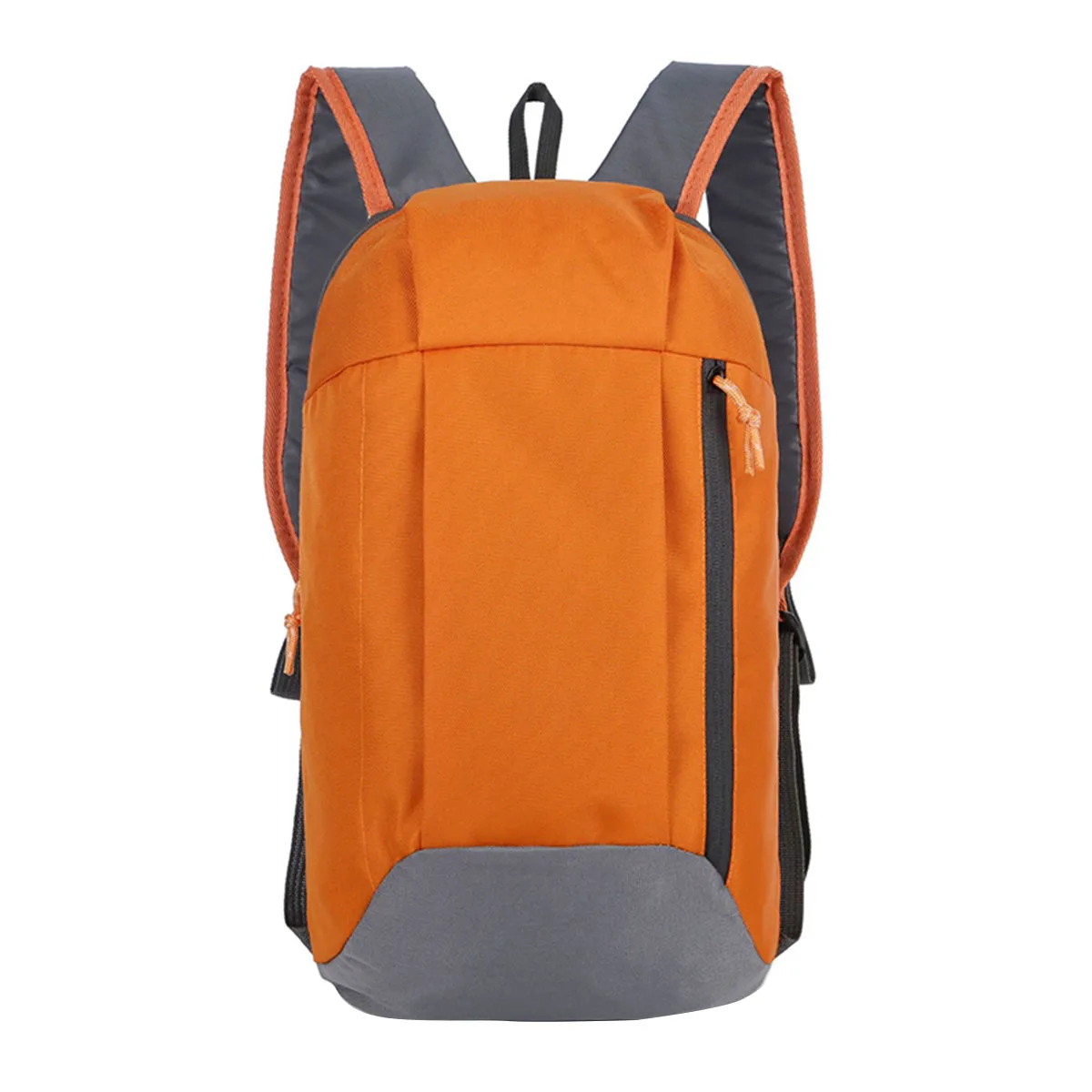 Unisex Outdoor Cycling Backpack Large-Capacity Stitching Color Zipper Opening Clos Wide Shoulder Strap Tear-Resistant Backpack