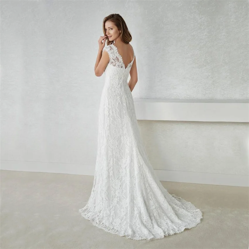 Fashion Elegant Lace Sleeveless Wedding Dress 2020 vintage New arrival Sweetheart Dress Bride Dress Wedding Gowns robe de mariee