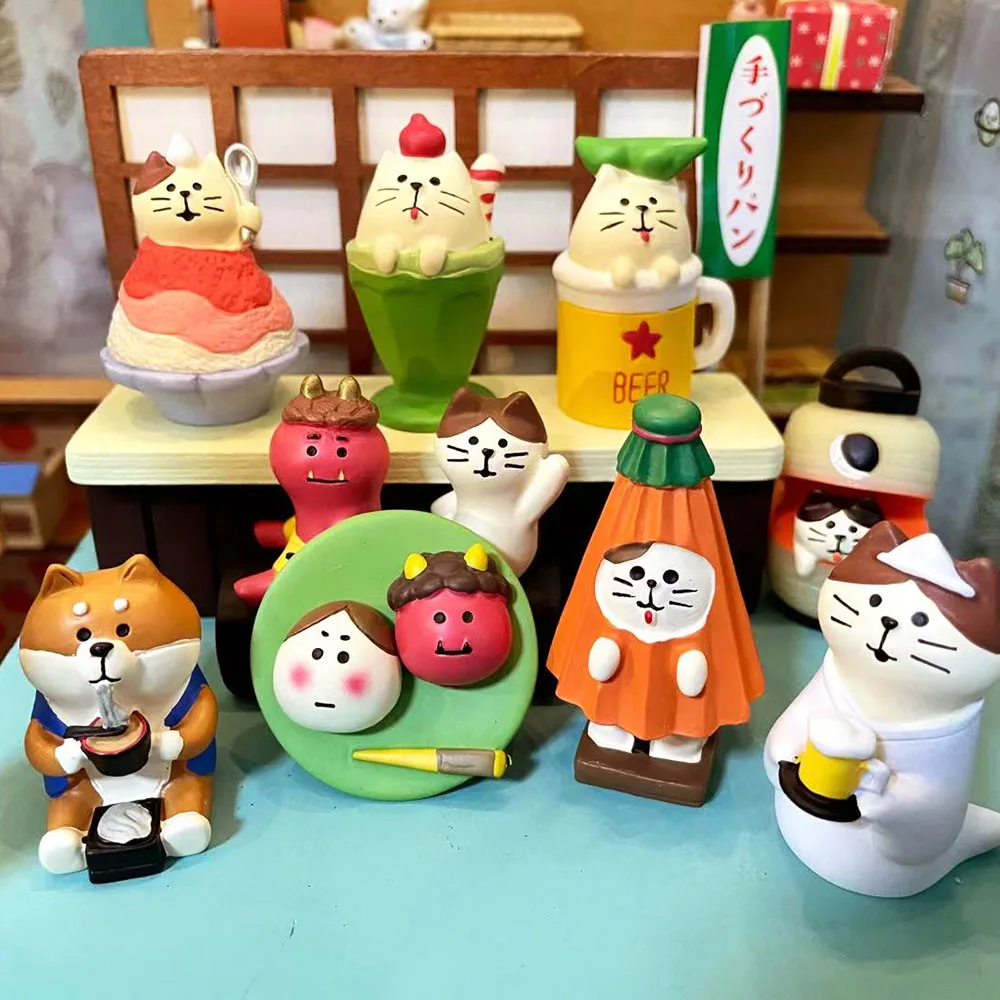 Scene Decoration Tea House Series Bookshelf Decorationt Collectible Home Decoration Garden Resin Craft Toy Bonsai Ornaments