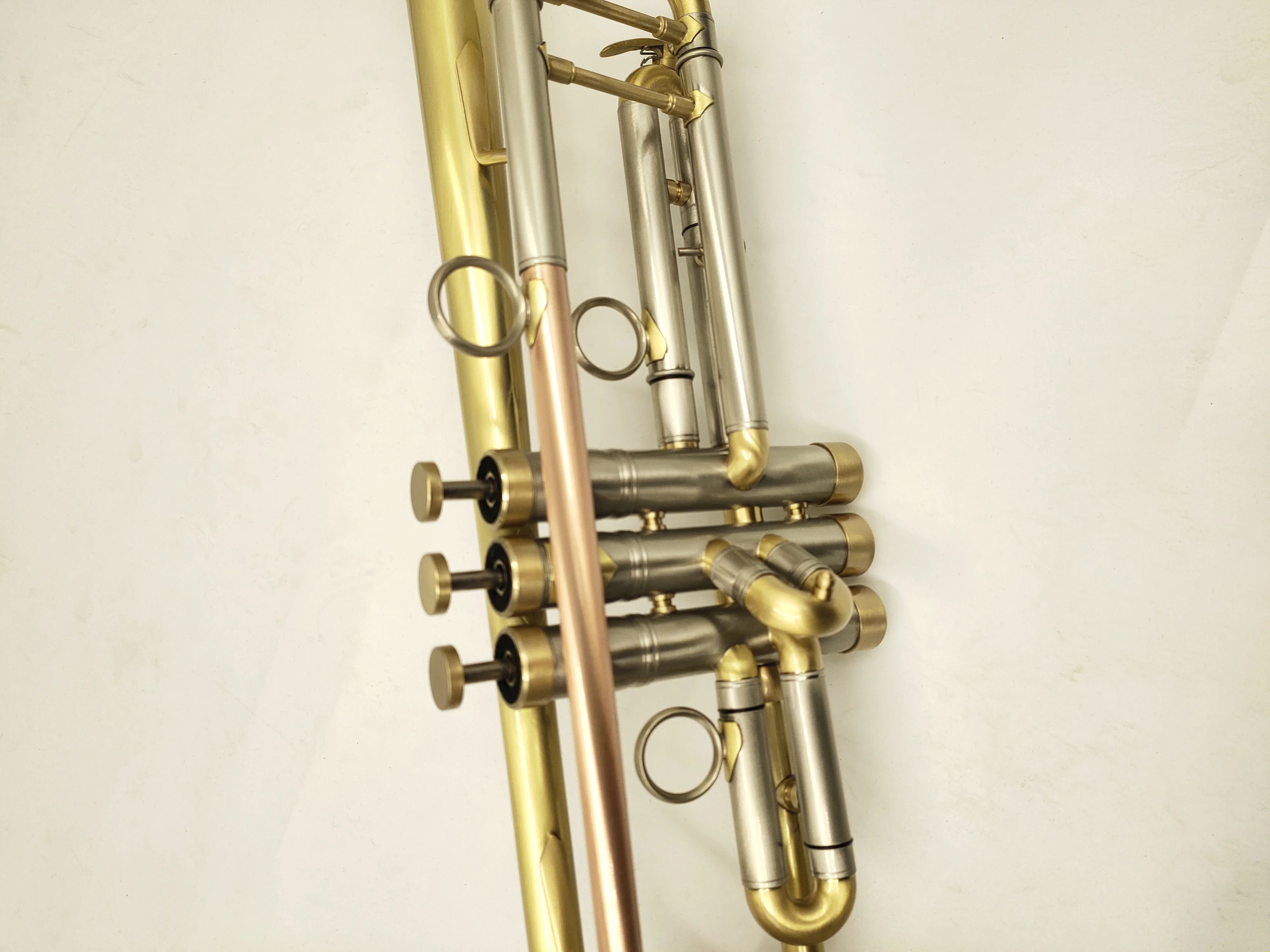 New Arrival MARGEWATE Bb Trumpet Brass Plated Professional Musical Instrument With Case Mouthpiece