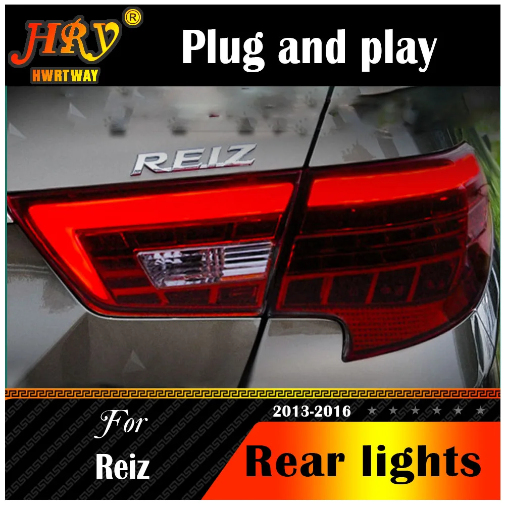 

Car Styling Tail Lamp For Toyota Reiz Mark X LED Rear Light 2013-2016 DRL+Brake+Park+Signal Stop Daytime Running Accessories