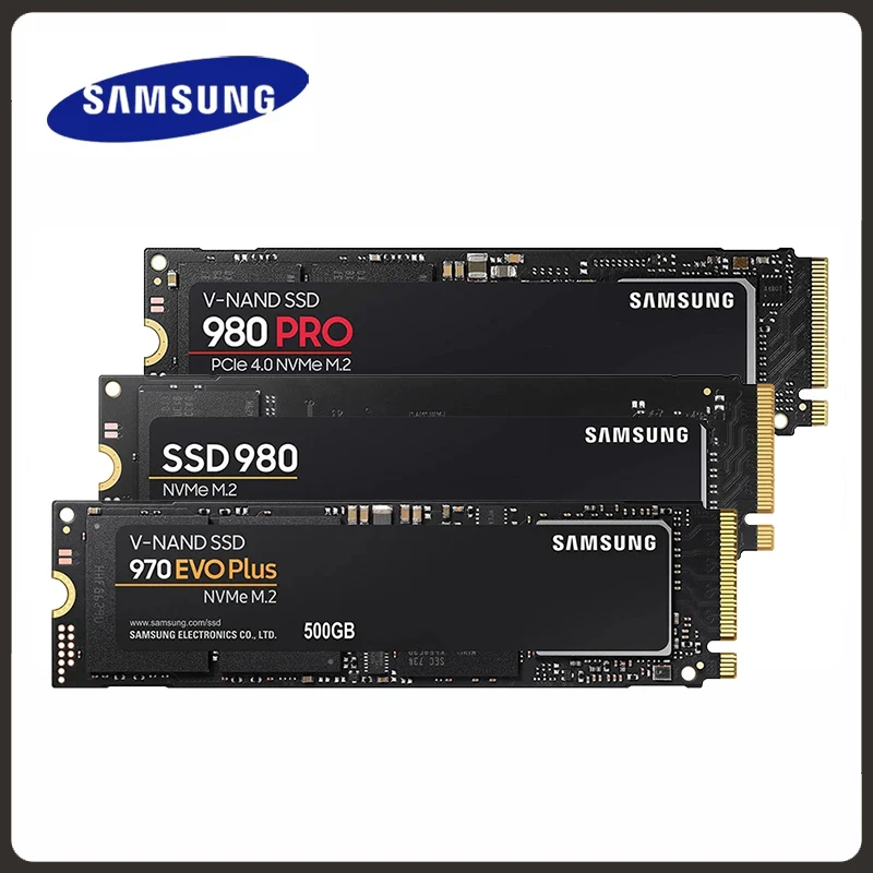 SSD M.2 SAMSUNG M2 990 1 TB 500G 250G HD NVMe 980 pro Жесткий диск HDD жесткий диск 1 TB 970 EVO Plus твердотельный PCIe для ноутбука 1to