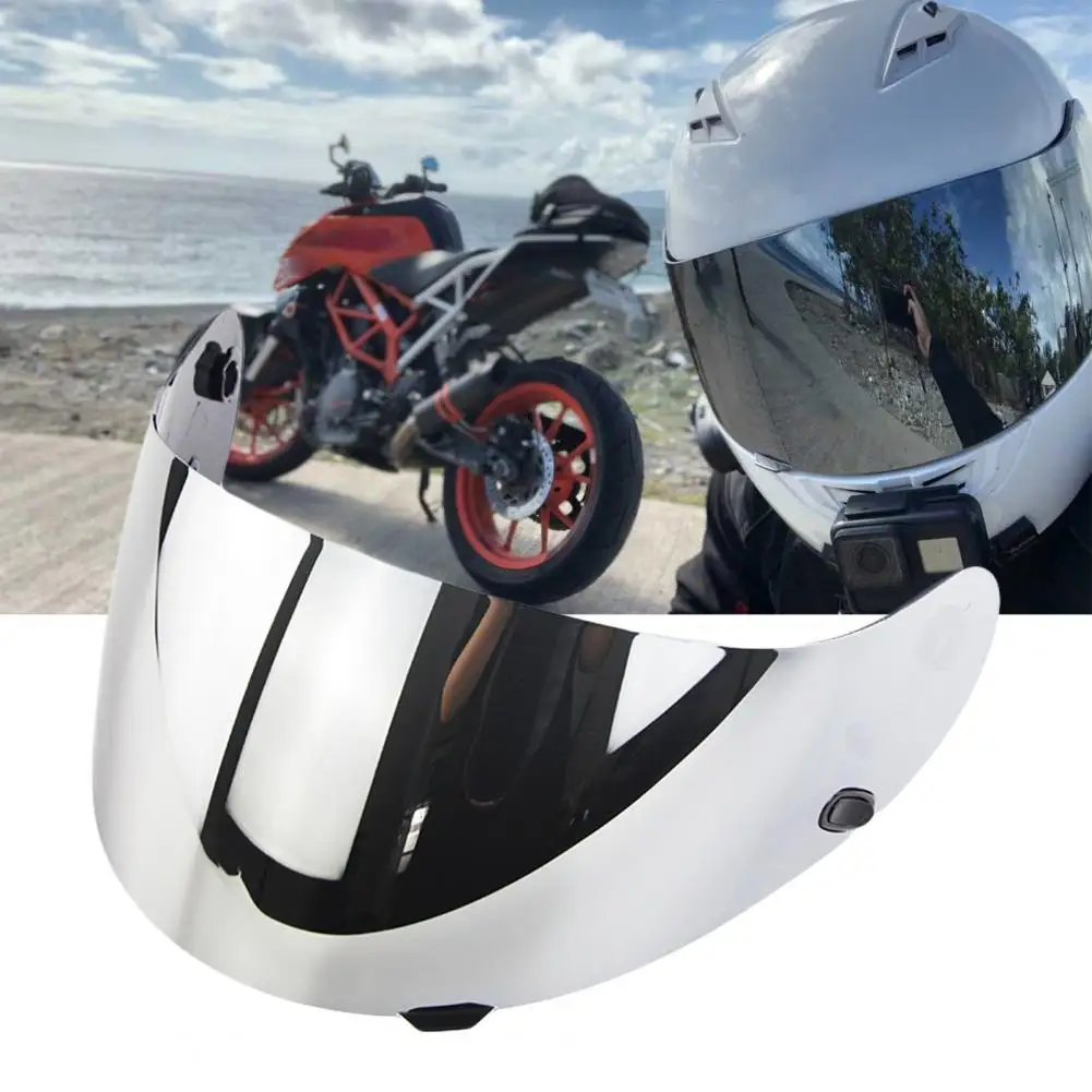 

Motorcycle Helmet Shield Windproof UV Protection PC Heat Resistant Sun Shade Helmet Visor Lens for CS-15/TR-1/FG-15/HS-11/FS-15/