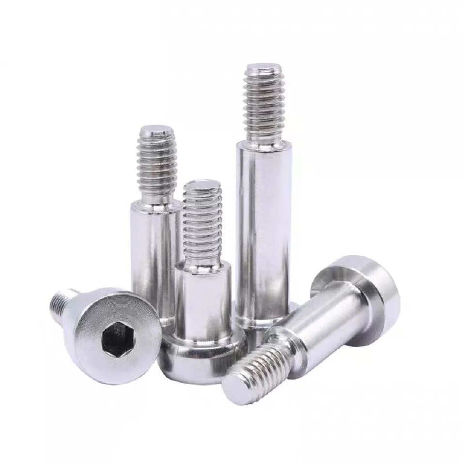 5PCS M3 M4 M5 M6 GB5281 304 Stainless Steel Hexagon Socket Plug Shoulder Screw Contour Shoulder Bolt