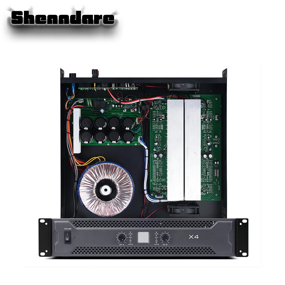 SHENNDARE-amplificador de potencia de 400W-800W, sistema de Audio profesional, altavoz de conferencia KTV de escenario, procesador de Audio de amplificación de sonido
