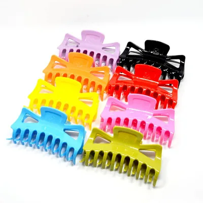 1PCS  Women Hair Clip  Hairpins Candy colors Women Hair Crab Hair Claws Women Make UP Washing Tool Hair Accessories  113mm *60mm