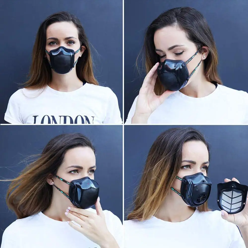 In Stock Fast Ship Xiaomi Mijia Q5S Electric Face Mask Anti-haze Sterilizing With Filter Germ Protection Respirator