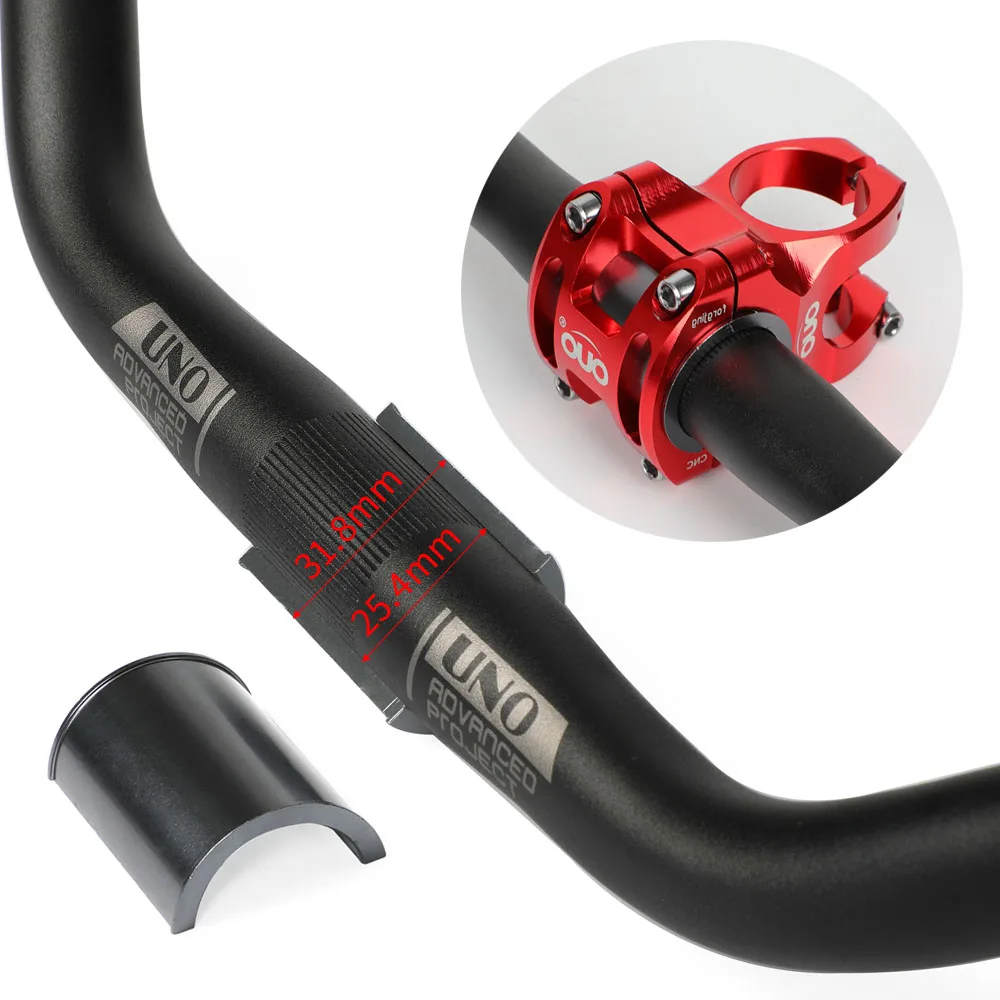 Bicycle Handlebar Stem Shim 35-31.8mm 31.8-25.4mm Aluminum Mountain Bike Handlebar Adapter MTB Road Bike Bar Bore Adjuster Stem
