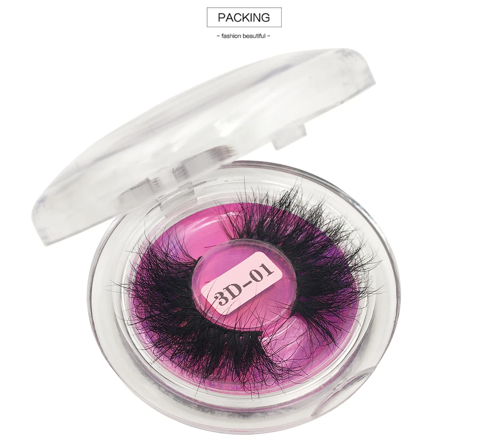 Neue nasse flauschige Nerz Wimpern mit Spikes Make-up Anbieter 16mm 18mm 25mm Volumen lang natürlichen Look Nerz Wimpern Großhandel – Detail 37