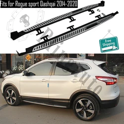 Fits for Ni ssan Rogue Sport Qashqai 2014-2020 2Pcs left right running board side steps nerf bar car pedal side stairs