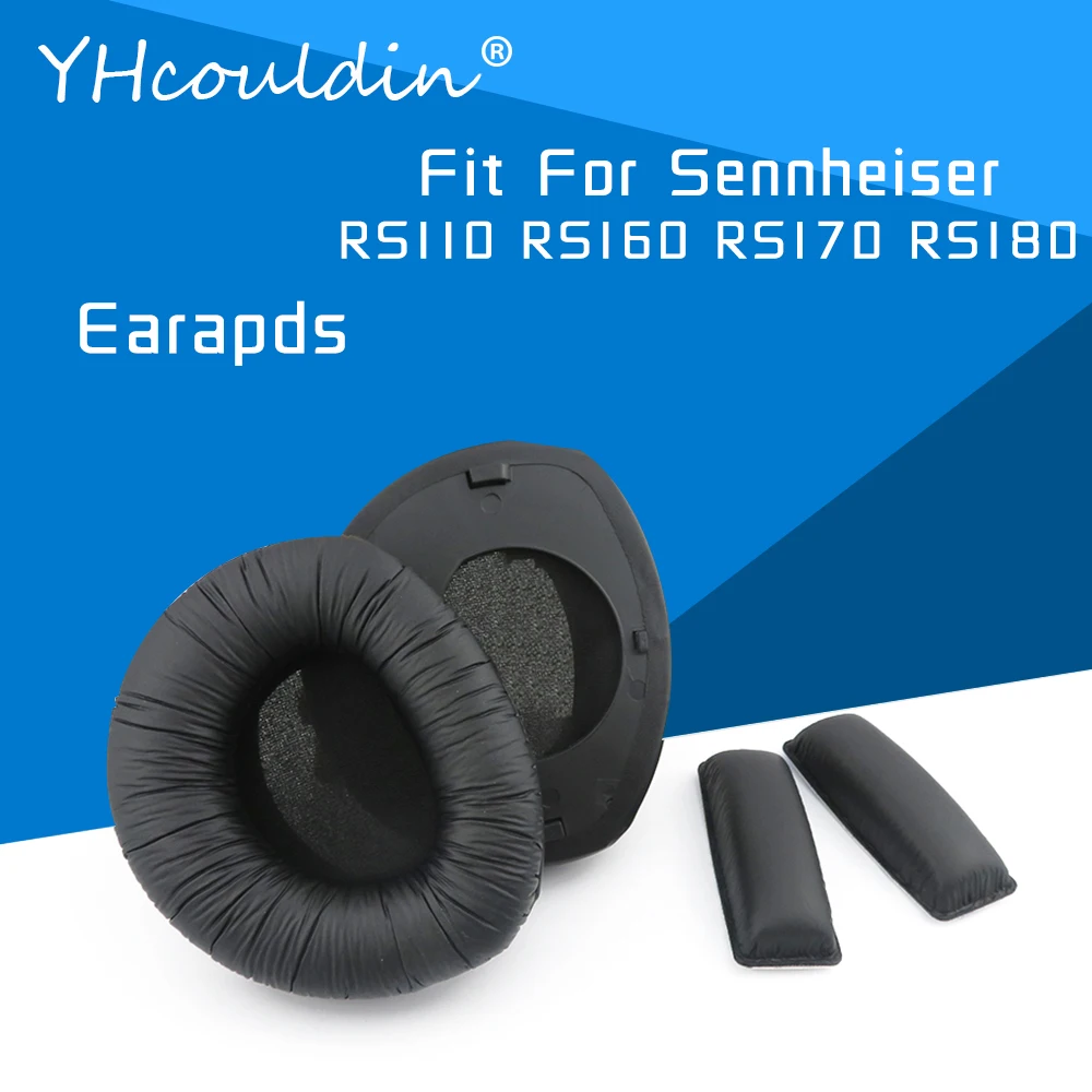 

YHcouldin Earpads for Sennheiser RS110 RS160 RS170 RS180 Headphones Earpad Cushions Covers Velvet Ear Pad Replacement