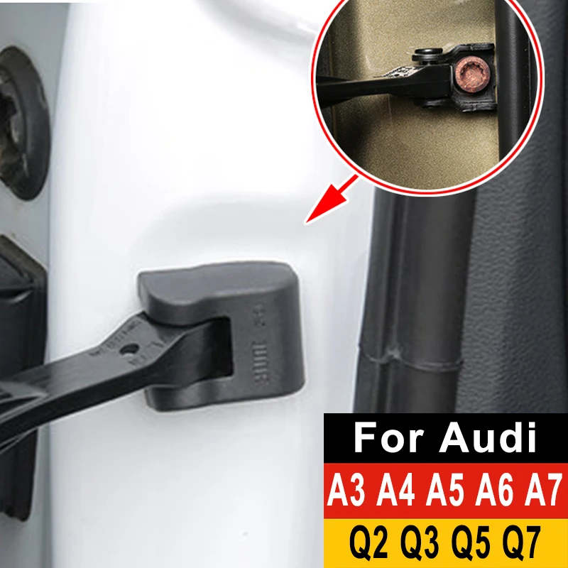 Car Door Protector For Audi A4 B7 B8 B9 A5 Sline Quattro A6 C6 C7 C8 Q3 Q5 Q7 A3 8V 8P Door Stopper Waterproof Cover Accessories