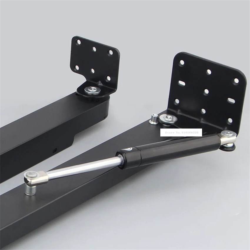 Down Folding Telescopic Dining Table Hardware Accessories Invisible Desk Mechanism Retractable Hidden Bar Table Hinge Connector