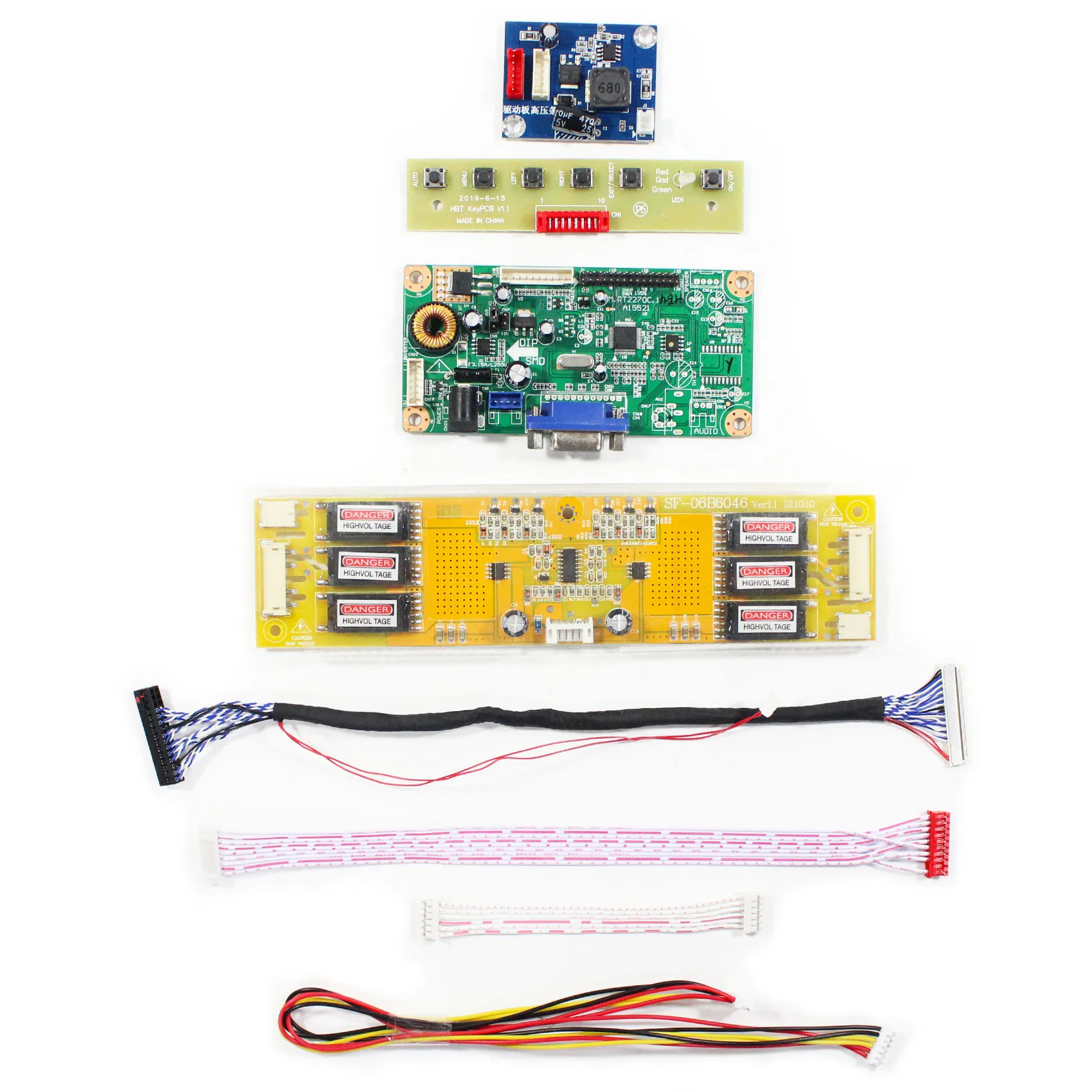 Fit To 20.1inch LM201U05 1600x1200 LCD Screen VGA LCD Controller Board RT2270