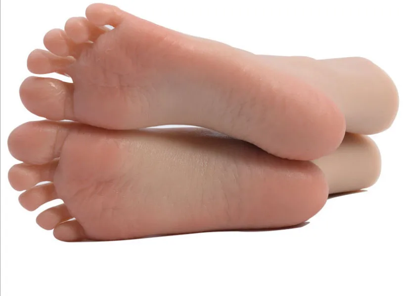 Free Shipping!! Child Style Silicone Mannequin Foot Sexy Realistic Feet Model Customized