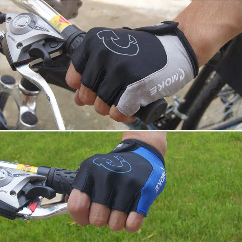 Half Finger Cycling Gloves Anti Slip Gel Pad Breathable Motorcycle MTB Road Bike Gloves Men Women Sports Bicycle Washable Gloves