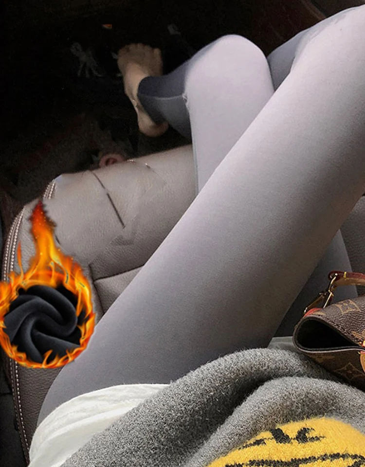 Leggings caldi da donna incinta invernali vita alta più velluto spesso gravidanza abiti termici pantaloni a matita grigi neri per maternità