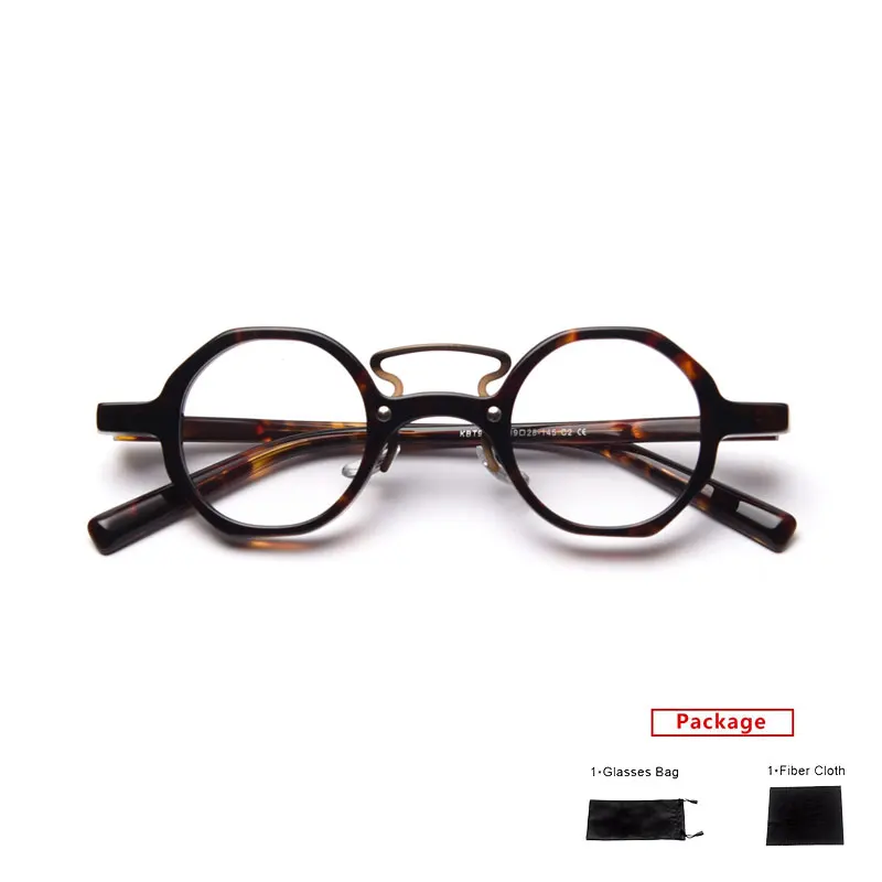 

Mimiyou Acetate Polygon Glasses Frame Women Retro Men Computer Eyewear Optical Myopia Eyeglasses Frame Brand Design oculos