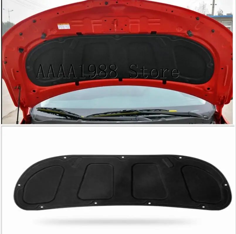 2010 2011 2012- 2014 2015for KIA RIO K2 Car Heat Sound Insulation Cotton Front Hood Engine Firewall Mat Pad Cover Noise Deadener