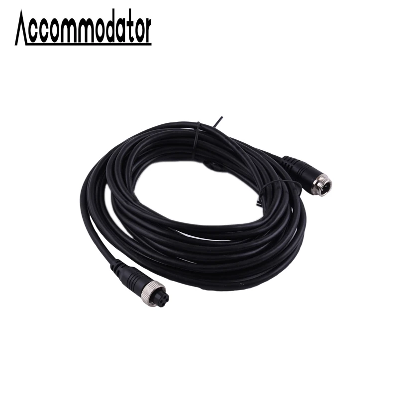 vehicle CCTV Aviation Connector Mini Din Extension Video Cable