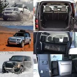 NEW!!! For Land Rover Defender 110 130 2020 2021 2022 2023 2024 Car Trunk Side Storage Box Net Pocket Accessories