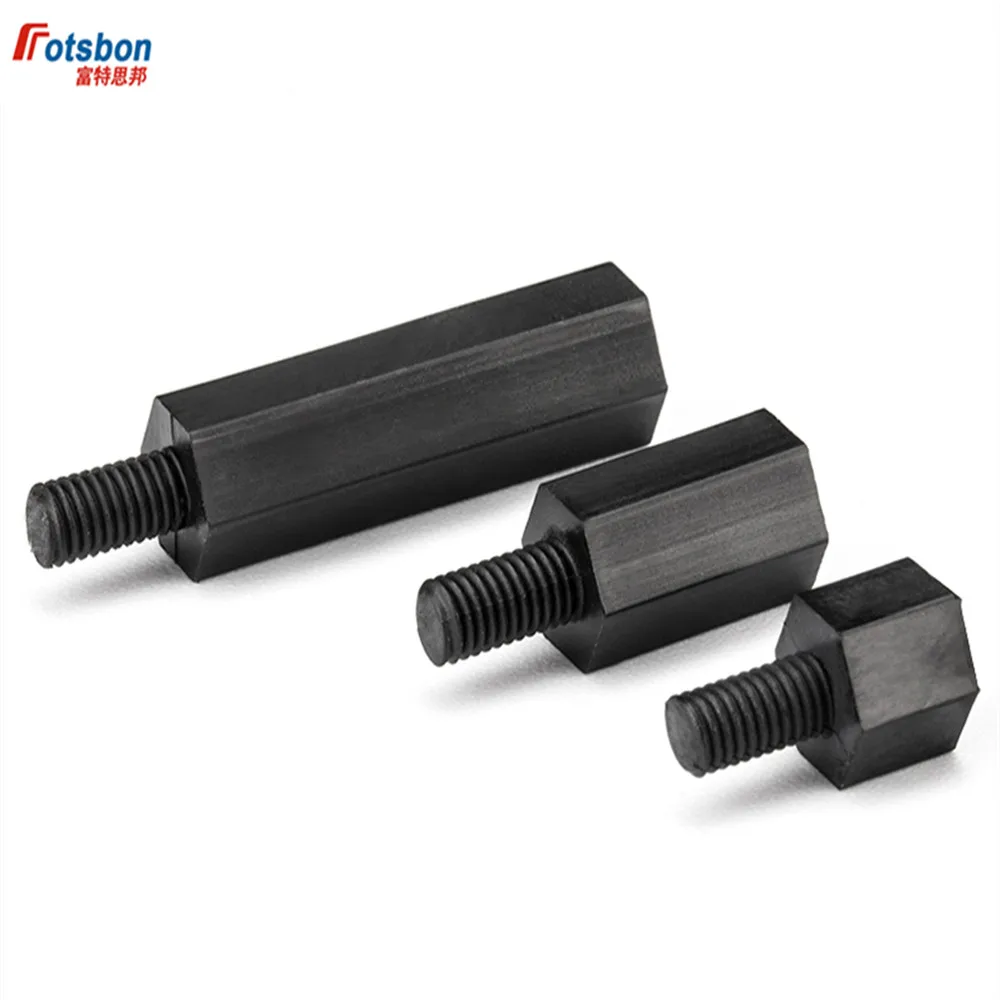 

M2/M2.5 Nylon Single Head Hexagonal Plastic Column Screws Combination Bolts Male Female Hex Nuts Spacing Threaded Pillars Truss