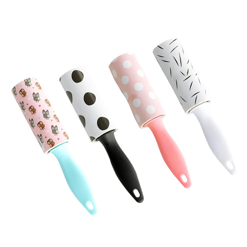 

1pc Mini Lint Roller Reusable Lint Roller Sticky Silicone Dust Wiper Pet Hair Remover Cleaning Brush Tools for Pet Cloth