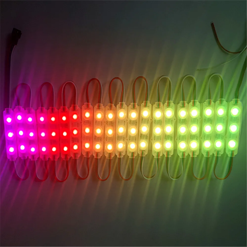 12V WS2811 Digital Pixel LED-Module Traum Farbe RGB LED String 5050 IP68 Wasserdicht Für Werbung Brief Führte Zeichen hintergrundbeleuchtung