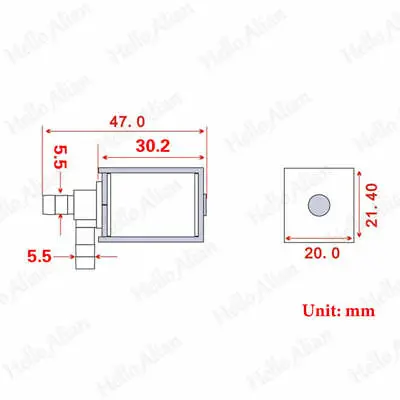 Mikro Mini zawór elektromagnetyczny DC 6V 12V 24V normalnie zamknięty N/C zawór wody zawór sterujący N/C — zdjęcie 7