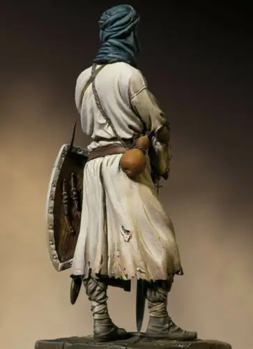 1/18 90mm   ancient officer Warrior with base  Resin figure Model kits Miniature gk Unassembly Unpainted