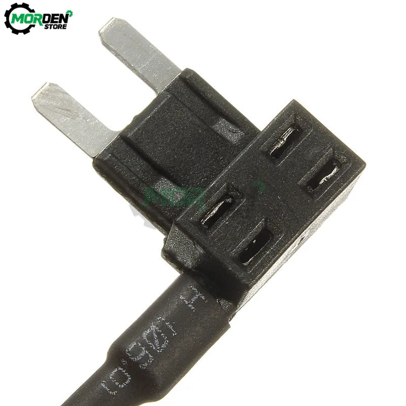 Adaptateur Micro/Mini/Standard 12V avec fil de fusible à lame 10a, adaptateur de robinet à dos de cochon