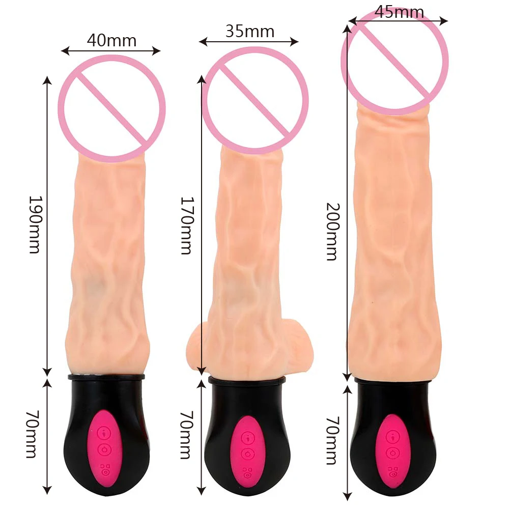 Heating Female Masturbation Sex Toys for Woman Bendable 12 Mode Vagina Massager Flexible Soft Silicone  Realistic Dildo Vibrator