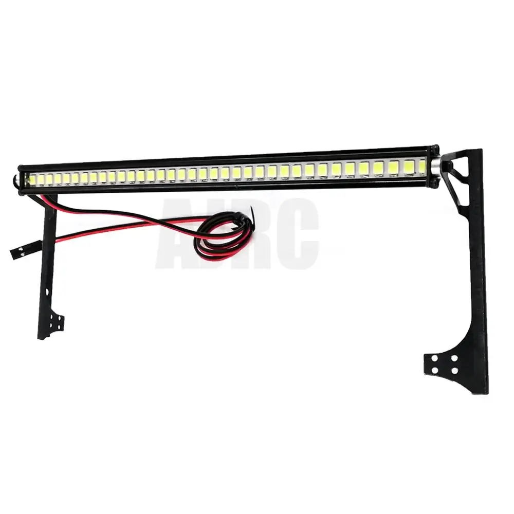 New Rc Car Roof Lamp 24-36 Led Light Bar For 1/10 Rc Crawler TRX4 Axial Scx10 90046/47 Yikong Scx24 Wrangler D90 Rubicon Body