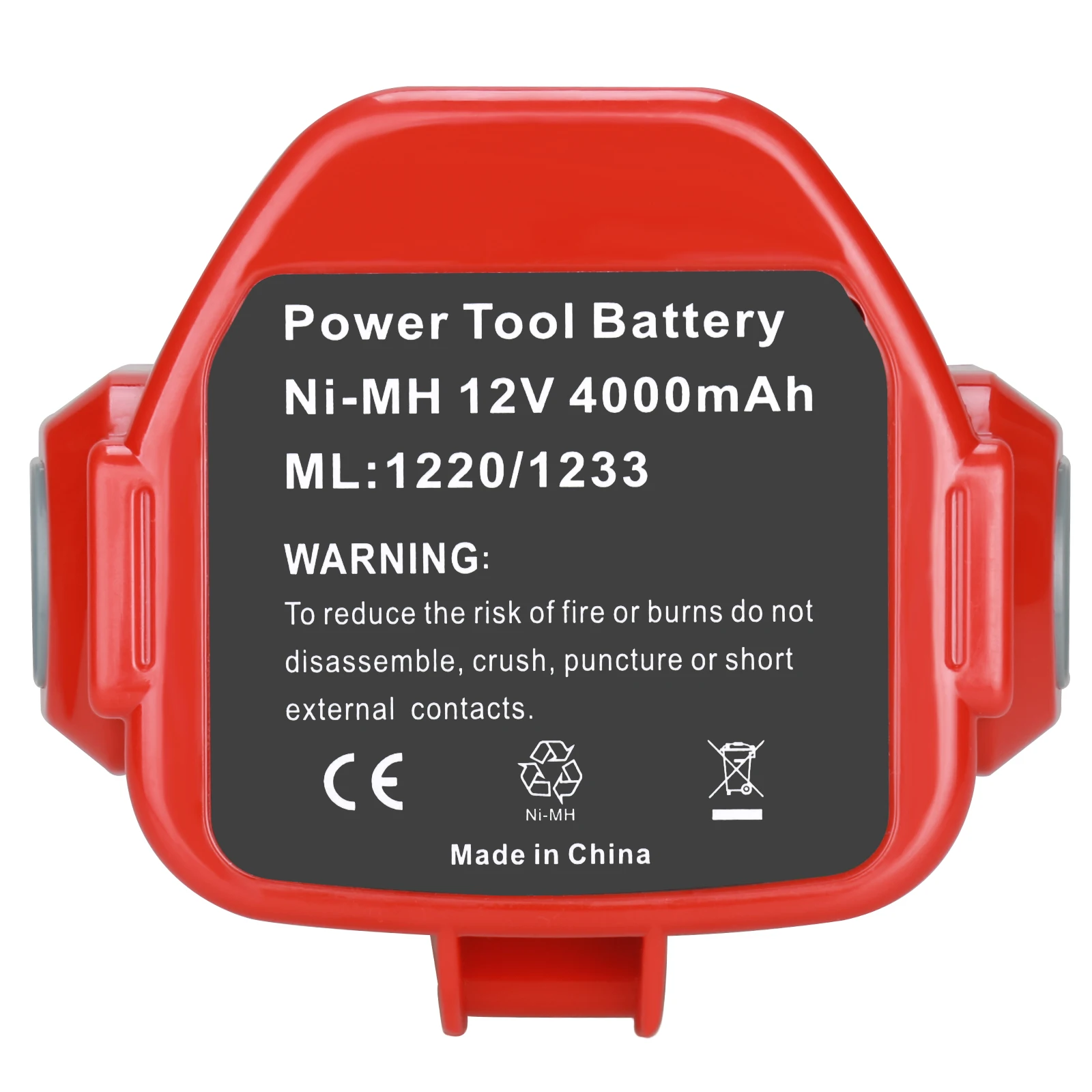 새로운 Ni-MH 전동 공구 무선 배터리 Makita 1220 1222 1233 Ni-MH 12V 4000mAh, 5093DWD 6835DWD 1050DWD 4331DWD