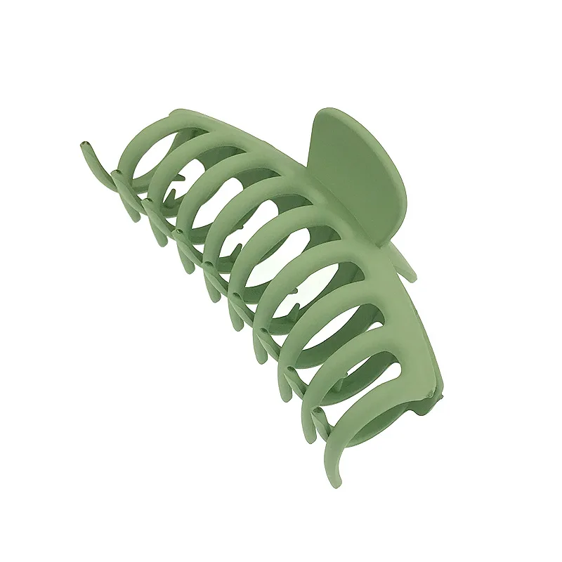 New Fashion Sweet and versatile simple large 11cm hair clips matte color bath hair catch Women girl for Hair Accessori