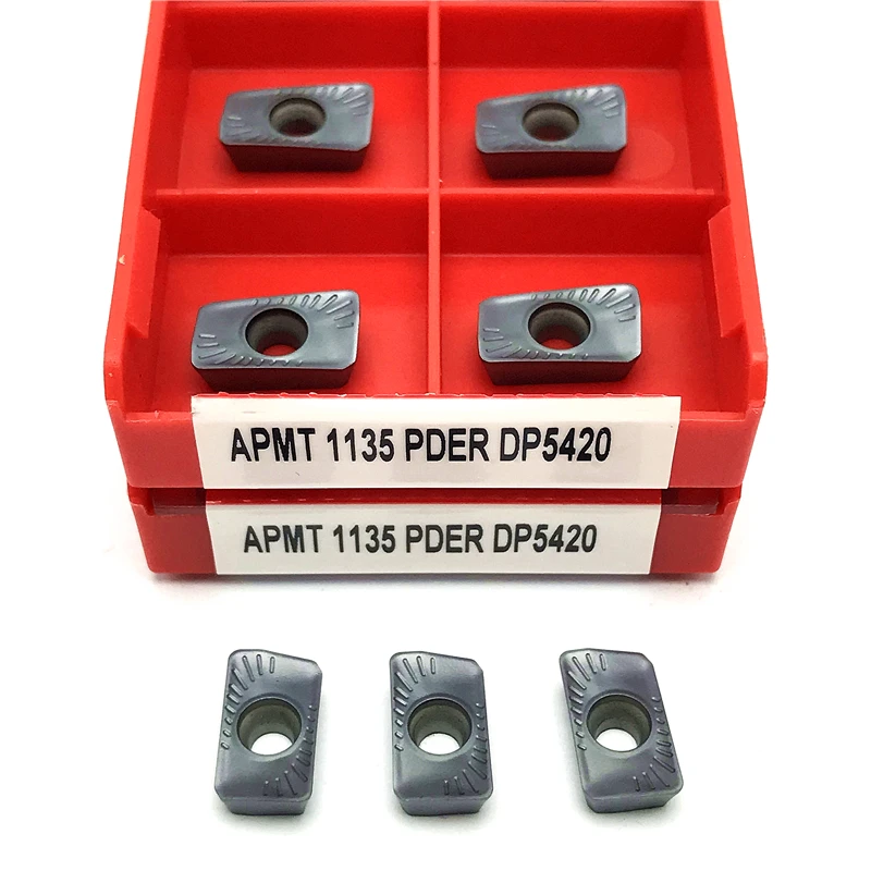 인덱서블 밀링 인서트 매칭 CNC 밀링 커터 거치대, 선반 도구 사용, APMT1135 DP5320 APMT1135 DP5420, BAP300R