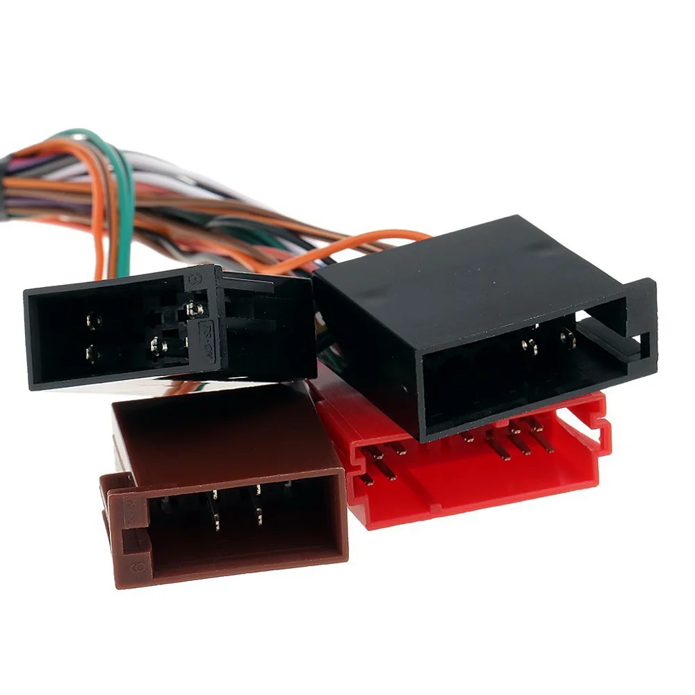 Car Stereo Radio ISO standard Wiring Harness Connector Adapter Plug Cable for Audi A2 A3 A4 A5 A6 Q5 Q7 TT Navigation