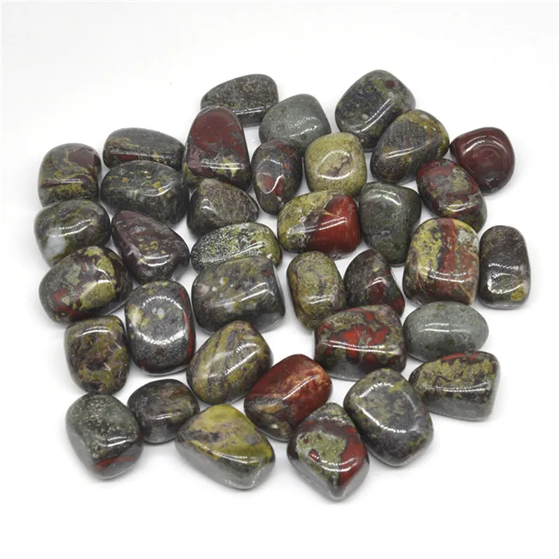 Polished crytsal natural dragon blood Tumbled Stones for sale