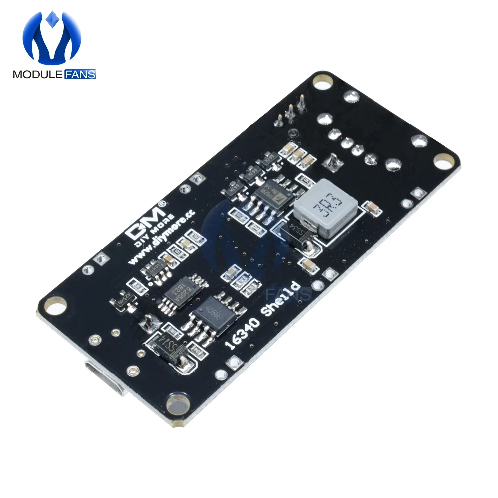 16340 Micro USB Power Bank Batterie Ladegerät Modul Dual Ausgang 3,3 V 5V Akku Halter Lithium-Batterie Lade bord – Detail 7
