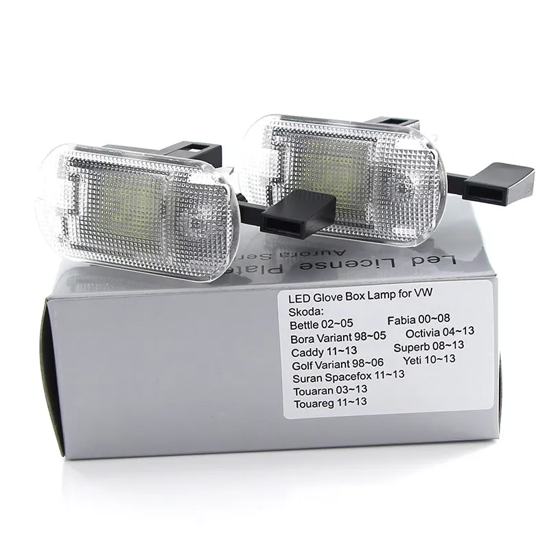 LED Car Box Light Storage Compartment Lamp 1J0 947 301 for Passat B5POLO Touran Automobile Car Interior Backlight Glove Box Lamp