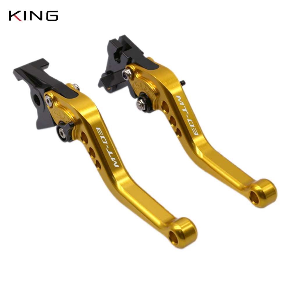 Fit MT03 2005-2011 Clutch Levers For MT 03 MT-03 Motorcycle Accessories short Brake Levers