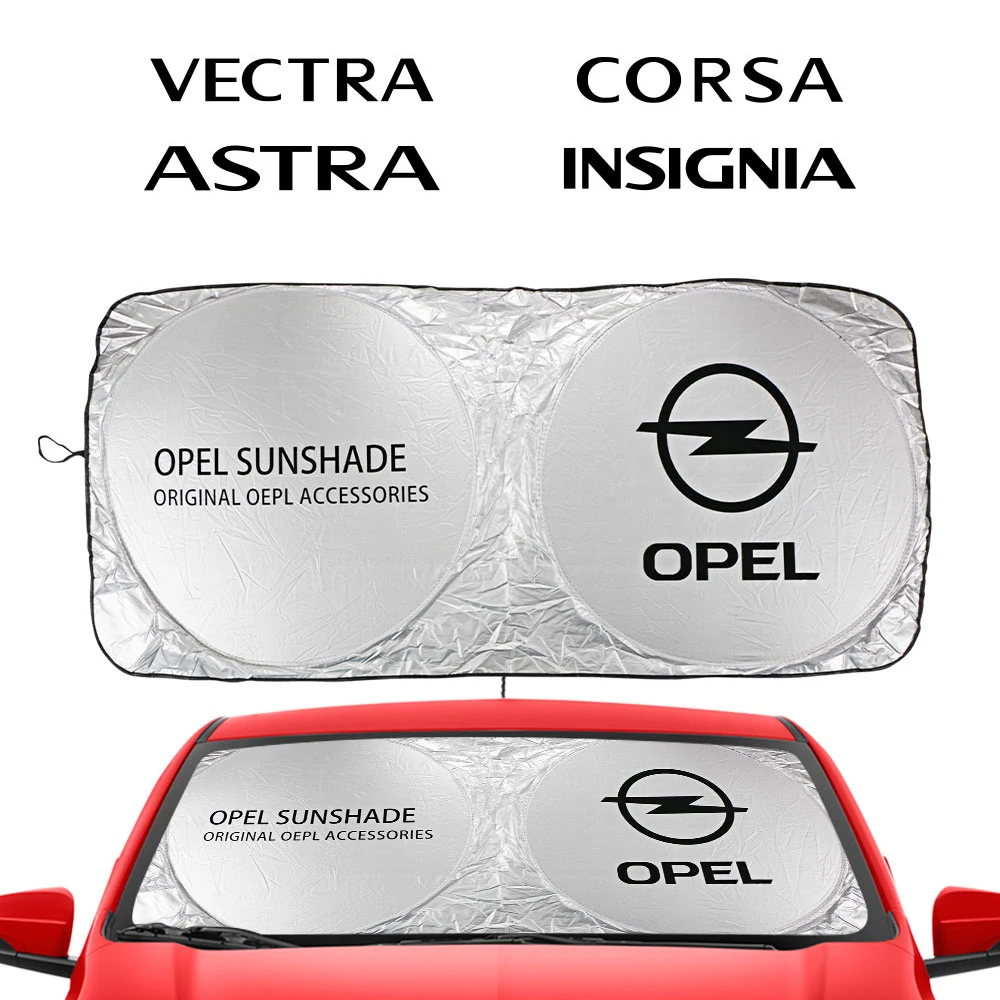 Car Windshield Sunshades Sun Shade Covers Blocks for Opel Adam Combo Corsa Crossland X Grandland Insignia Auto Accessories Decor