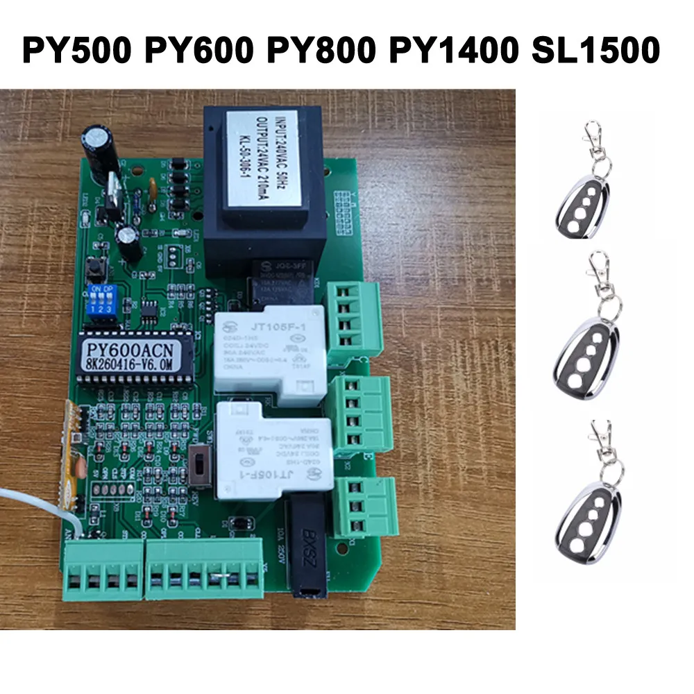 Replacement Control Board Slide Gate Opener PCB controller circuit board FOR PY600ac PY1400 SL1500 PY800 model