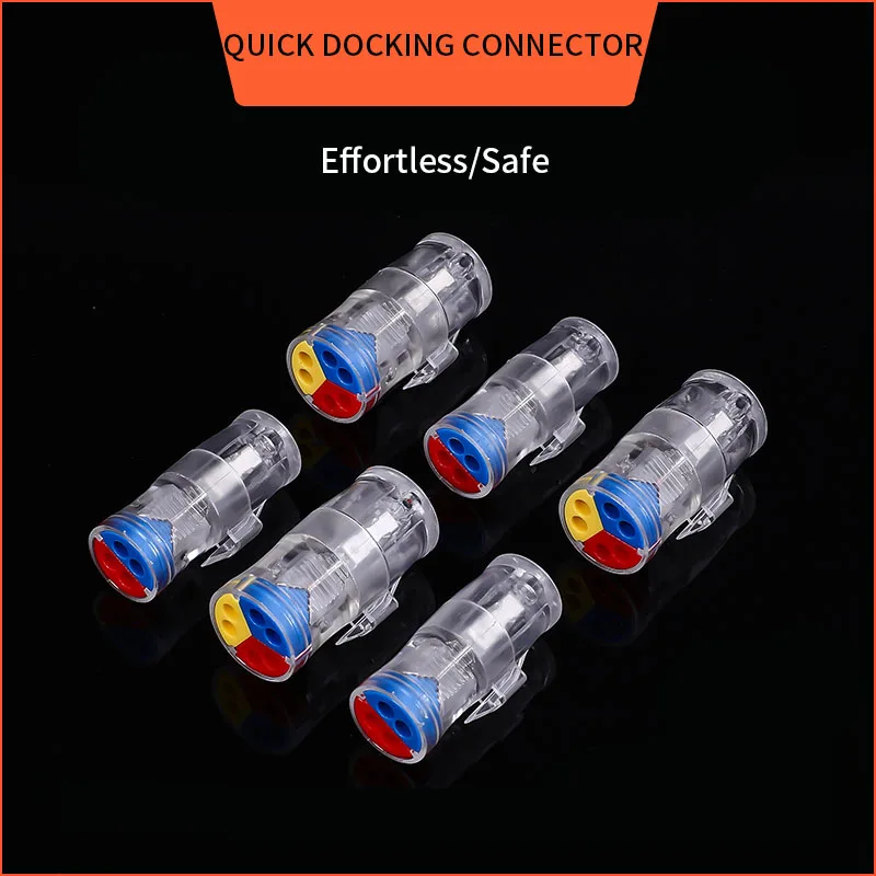 Mini Fast Butt Tipo Fio de Cabo Conectores, Universal Quick Destacável, Condutor Compacto, Bloco Terminal, 1-2 Out, 0, 08-4 mm2