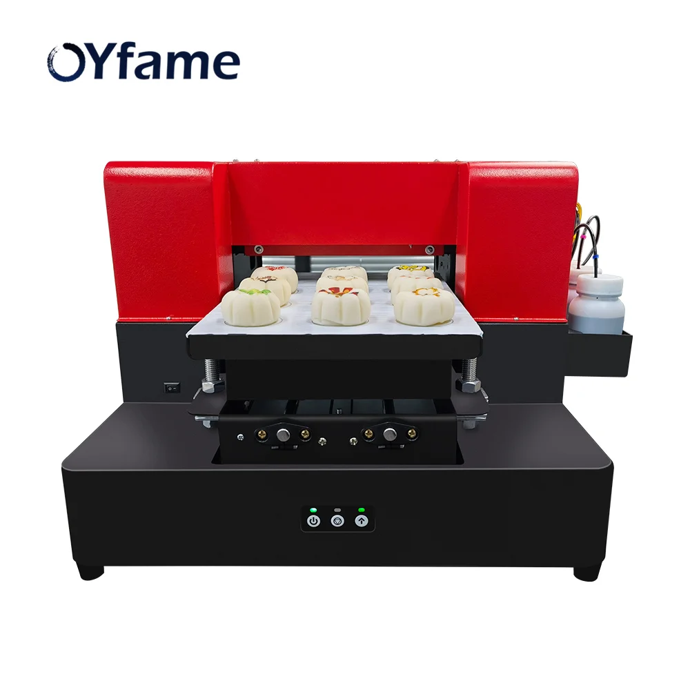 OYfame A4 Food Printer Edible Printer Ink Macaron Cookies Cupcakes Fondant Biscuits Candy Printer A4 Food Printing Machine