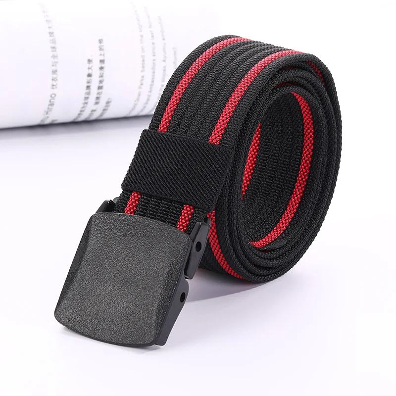 men Women Nylon Waist Belt without metal allergy resistant men leisure belt outdoor sport cowboy tactical High Quality Men Belt