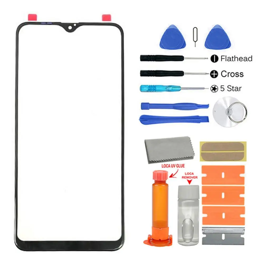 AMOLED Display Front Glass Screen Kit for Galaxy A40 SM A405FN DS A405F