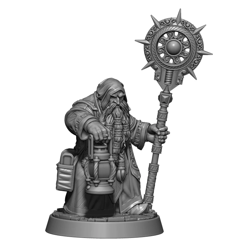 

56mm Resin Model Kits Dwarves Dwarf Master Figure Unpainted No Color RW-195