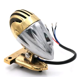 New Arrival Brass Shell Motorcycle LED Brake Stop Rear Tail Light 12V