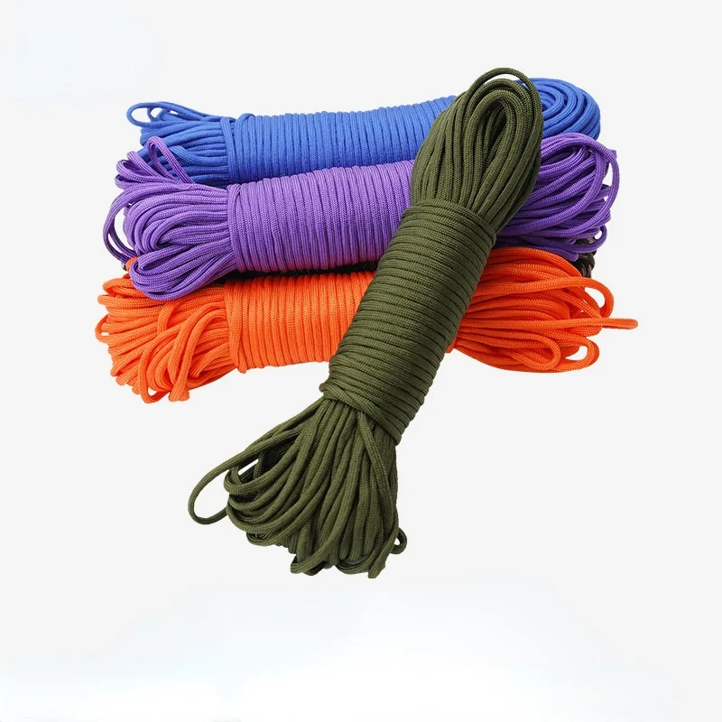 4MM Seven-core Umbrella Rope Life-saving Rope Core-spun Rope Outdoor Camping Rope 31m/bundle Equipment Tools Bracelet Decoration